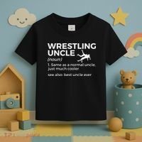 Wrestling Uncle Definition Best Uncle Ever  Toddler T-Shirt thumb 3