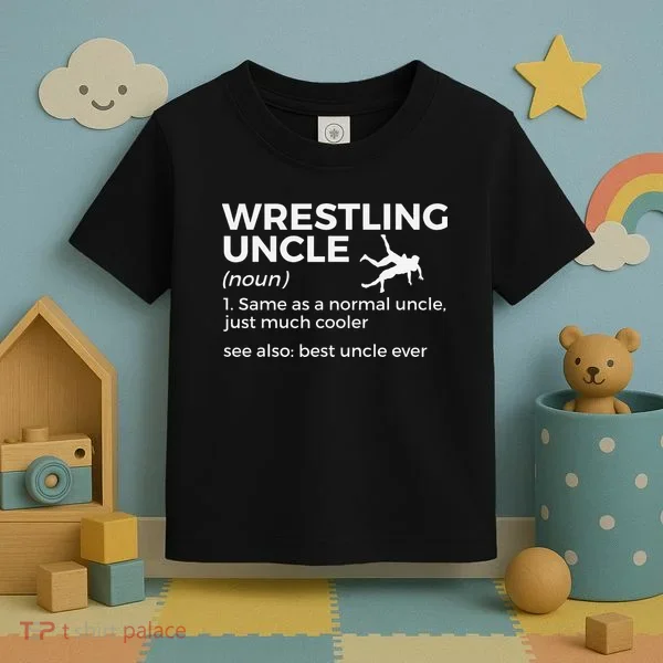 Wrestling Uncle Definition Best Uncle Ever  Toddler T-Shirt