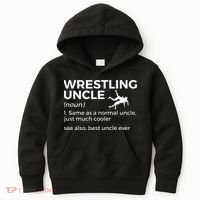 Wrestling Uncle Definition Best Uncle Ever  Kids Hoodie thumb 0