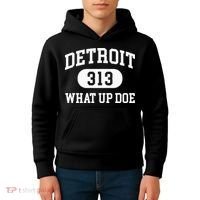 What Up Doe 313 Detroit Kids Hoodie thumb 4
