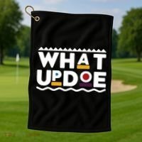 What Up Doe Golf Towel thumb 1