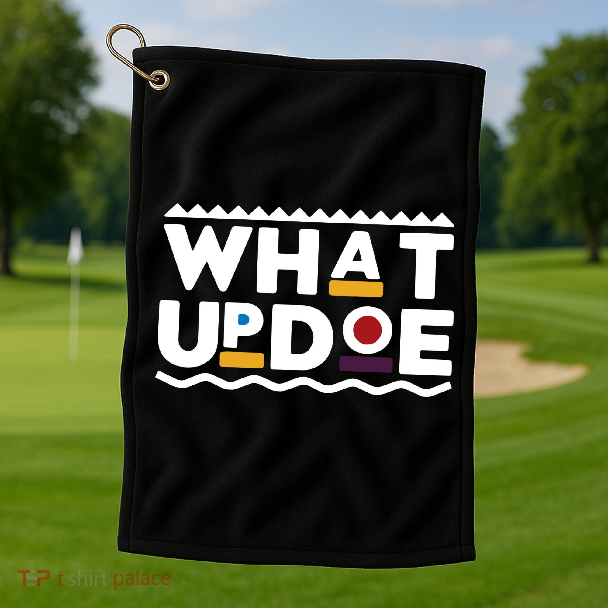 What Up Doe Golf Towel