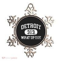 What Up Doe 313 Detroit Ornament thumb 0