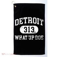 What Up Doe 313 Detroit Golf Towel thumb 0