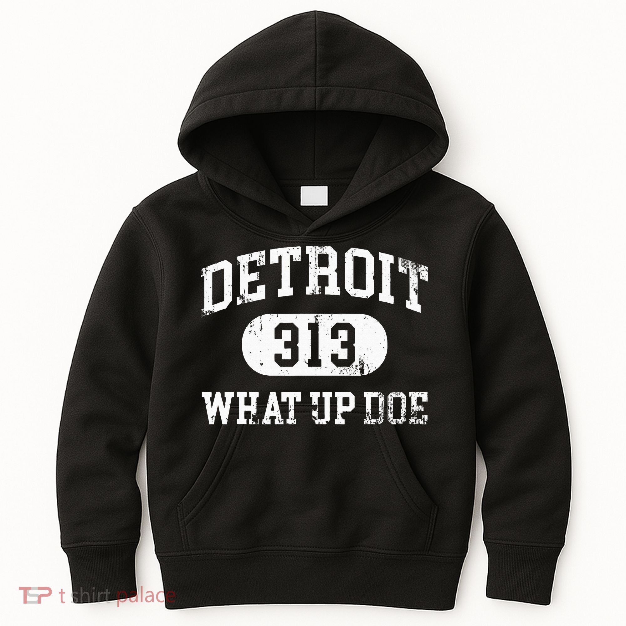What Up Doe 313 Detroit Kids Hoodie