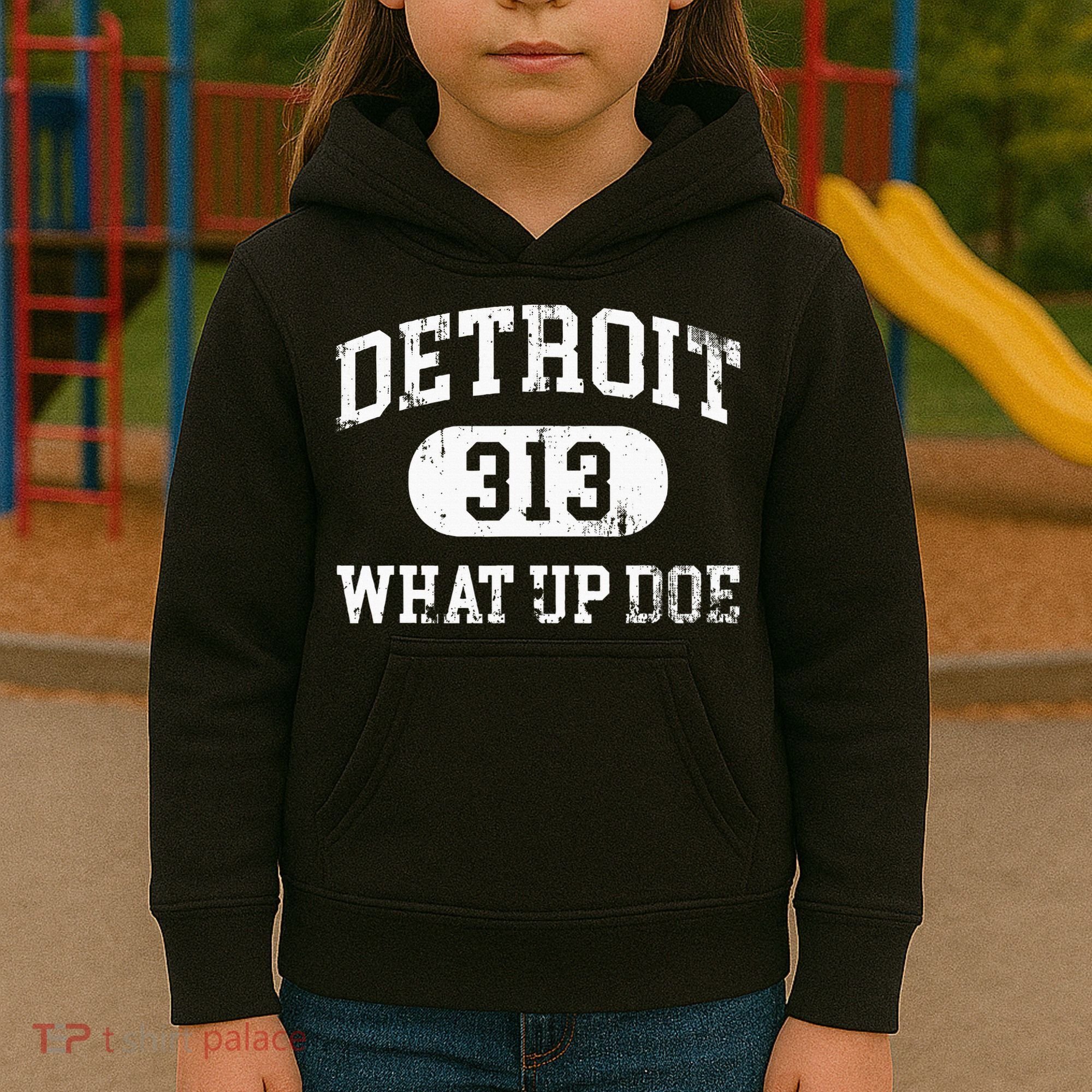 What Up Doe 313 Detroit Kids Hoodie