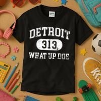 What Up Doe 313 Detroit Kids T-Shirt thumb 3