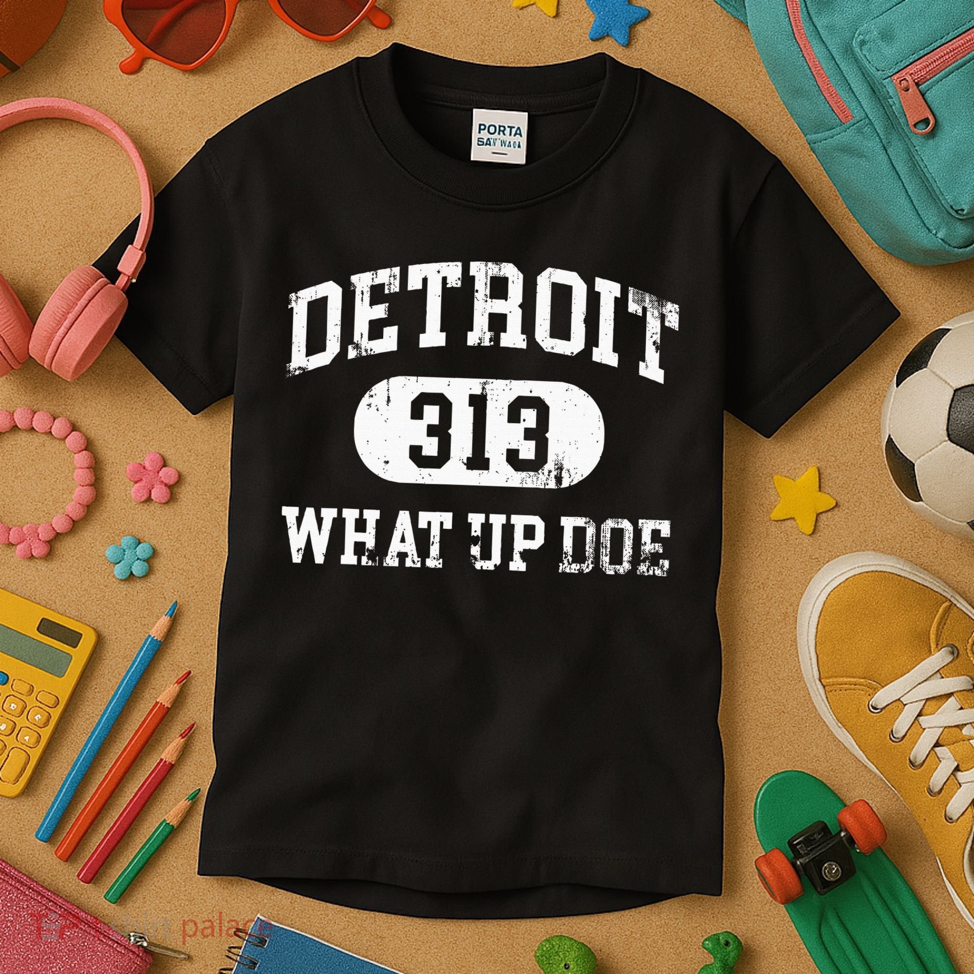 What Up Doe 313 Detroit Kids T-Shirt