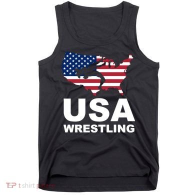 Wrestling Usa Flag Tank Top