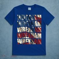 Wrexham Usa Flag American Welsh Wales Dragon Vintage Cool Gift T-Shirt thumb 5