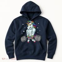 Weightlifting Unicorn - Funny Deadlift & Gym Gift Hoodie thumb 0
