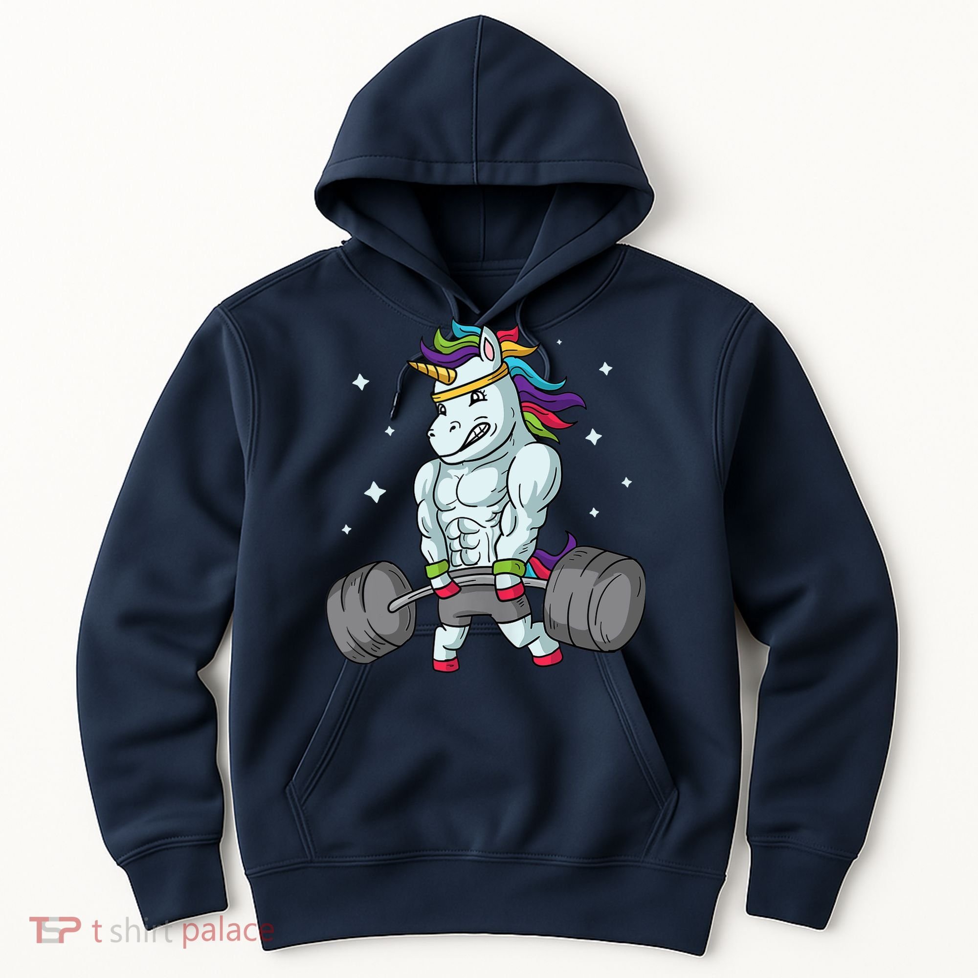 Weightlifting Unicorn - Funny Deadlift & Gym Gift Hoodie
