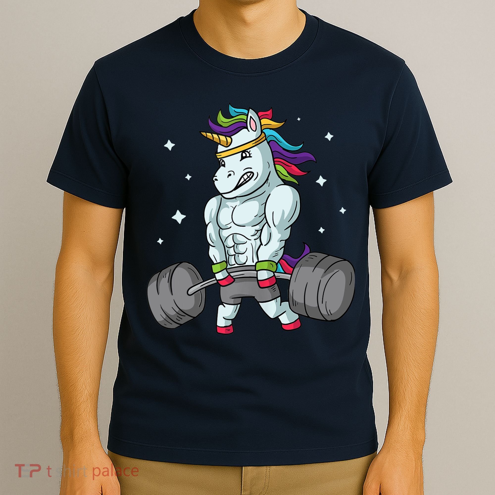Weightlifting Unicorn - Funny Deadlift & Gym Gift T-Shirt