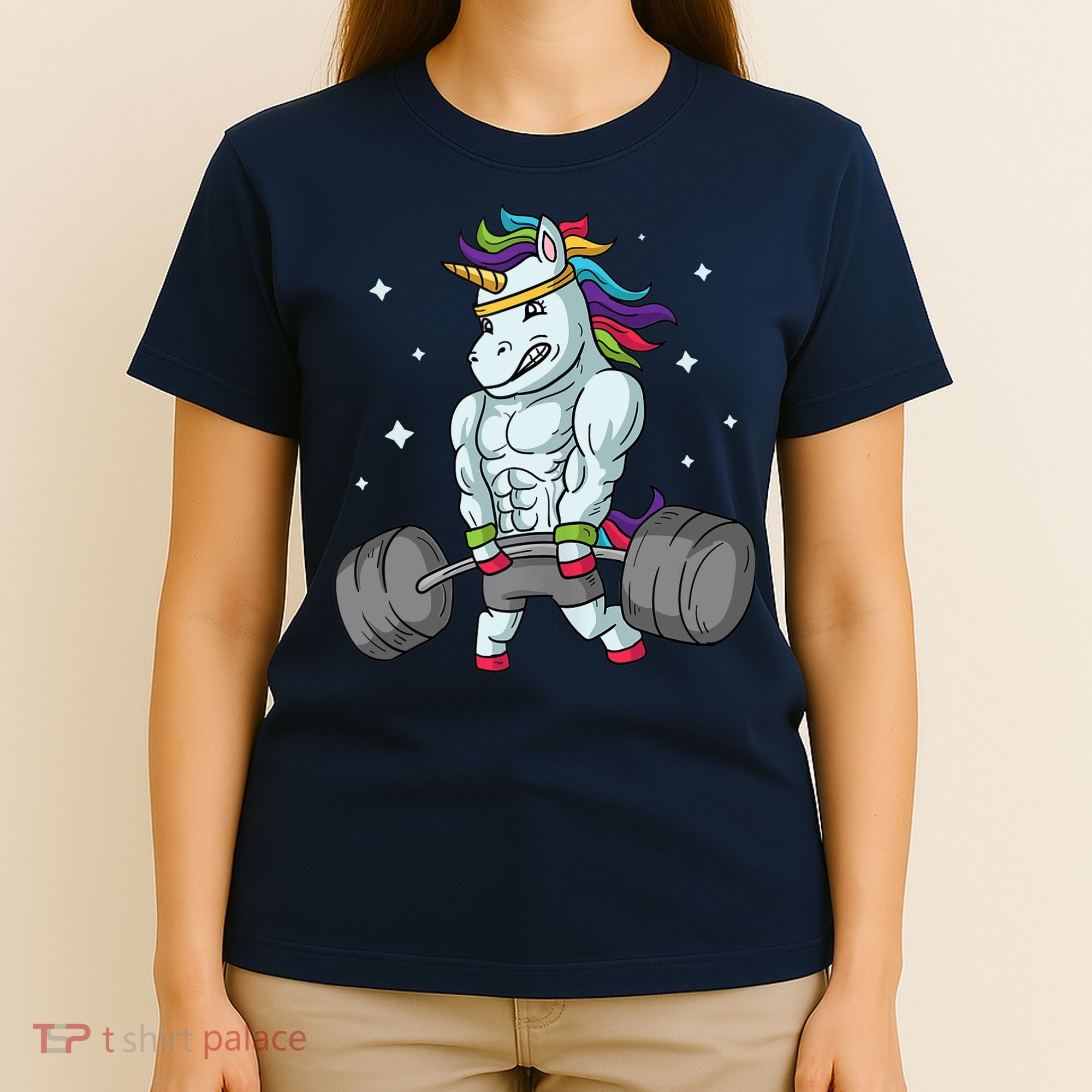 Weightlifting Unicorn - Funny Deadlift & Gym Gift T-Shirt