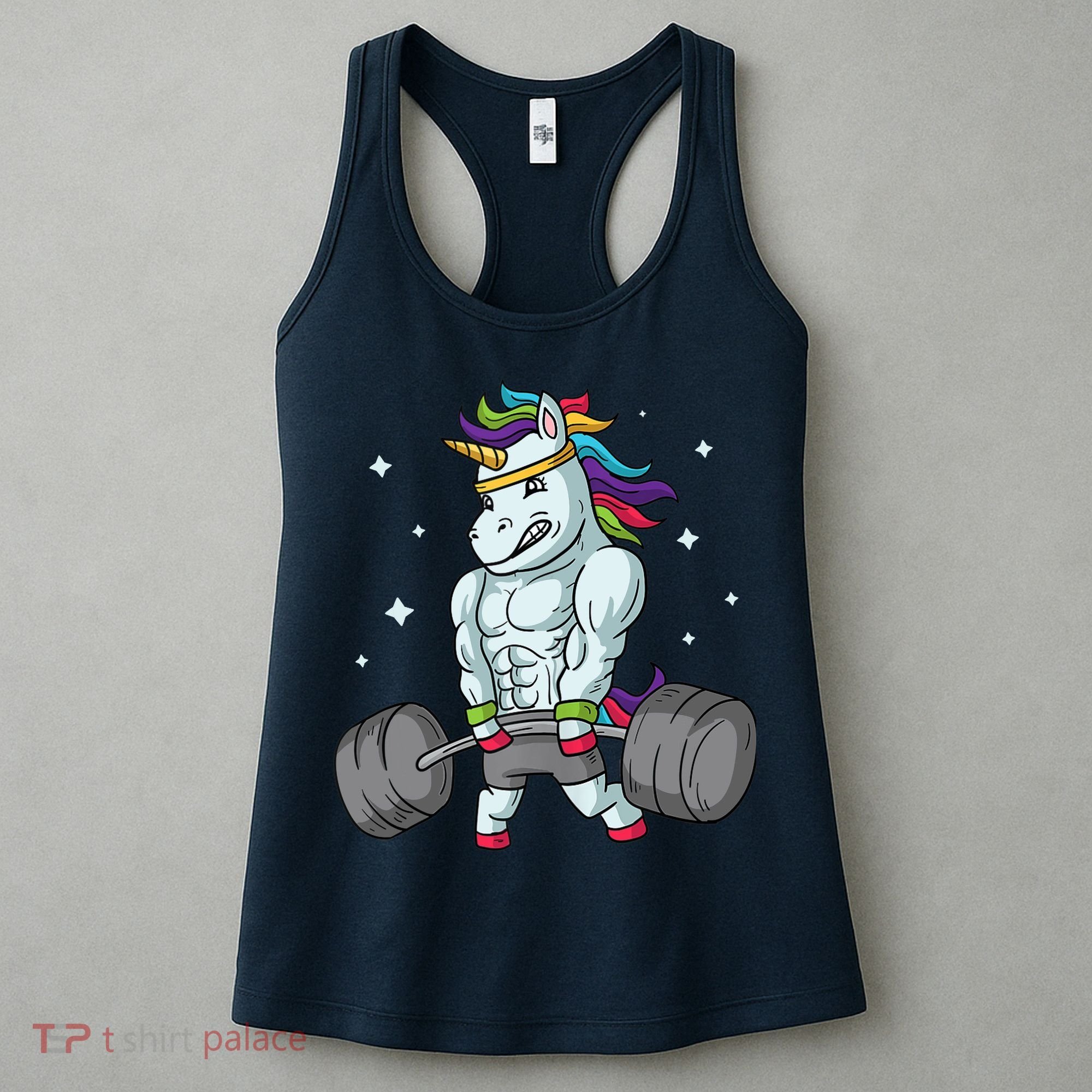 Weightlifting Unicorn - Funny Deadlift & Gym Gift Women's Tank Top