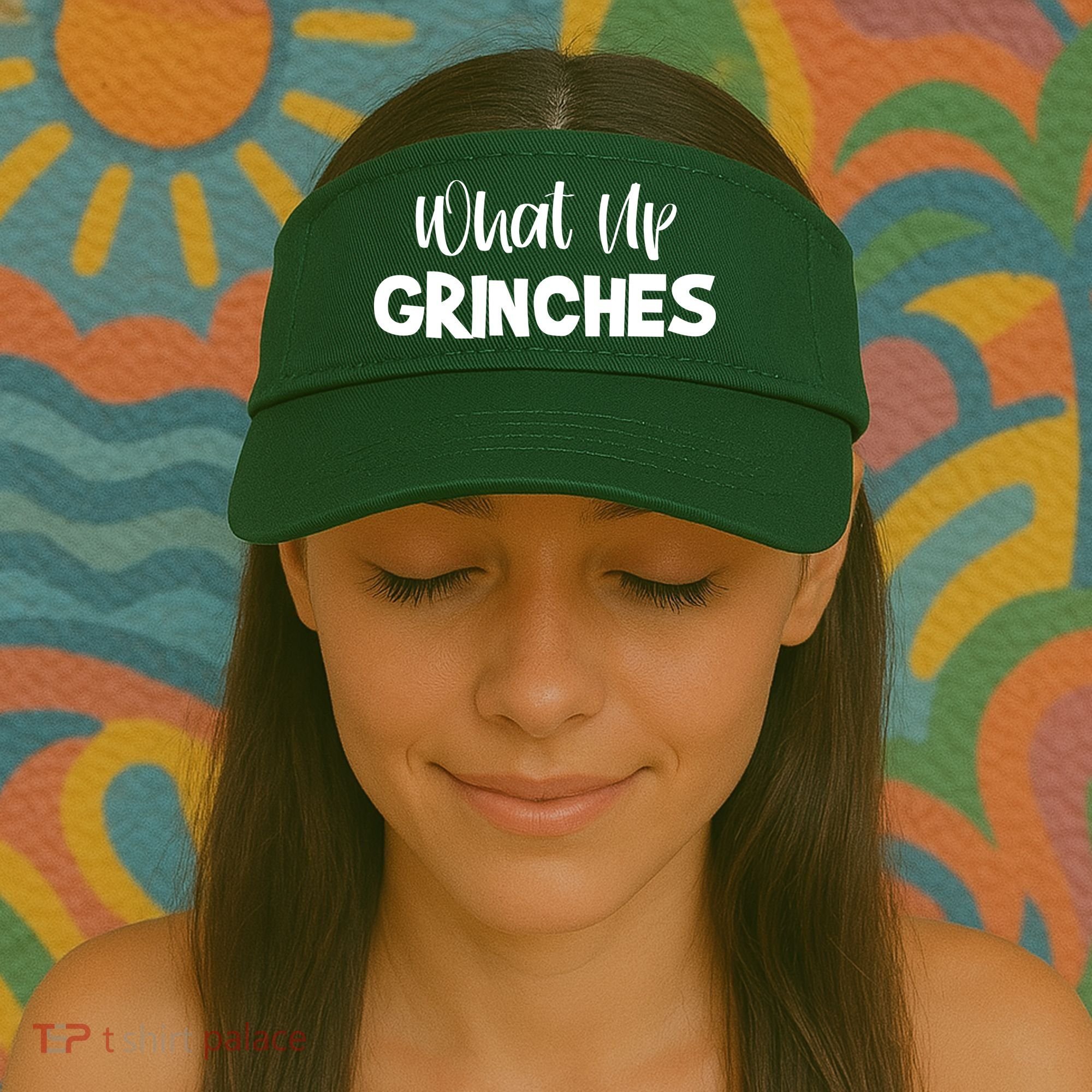 What Up Grinches Visor