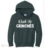 What Up Grinches Kids Hoodie thumb 0
