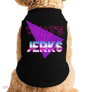 What's Up Jerks Retro Doggie Tank
