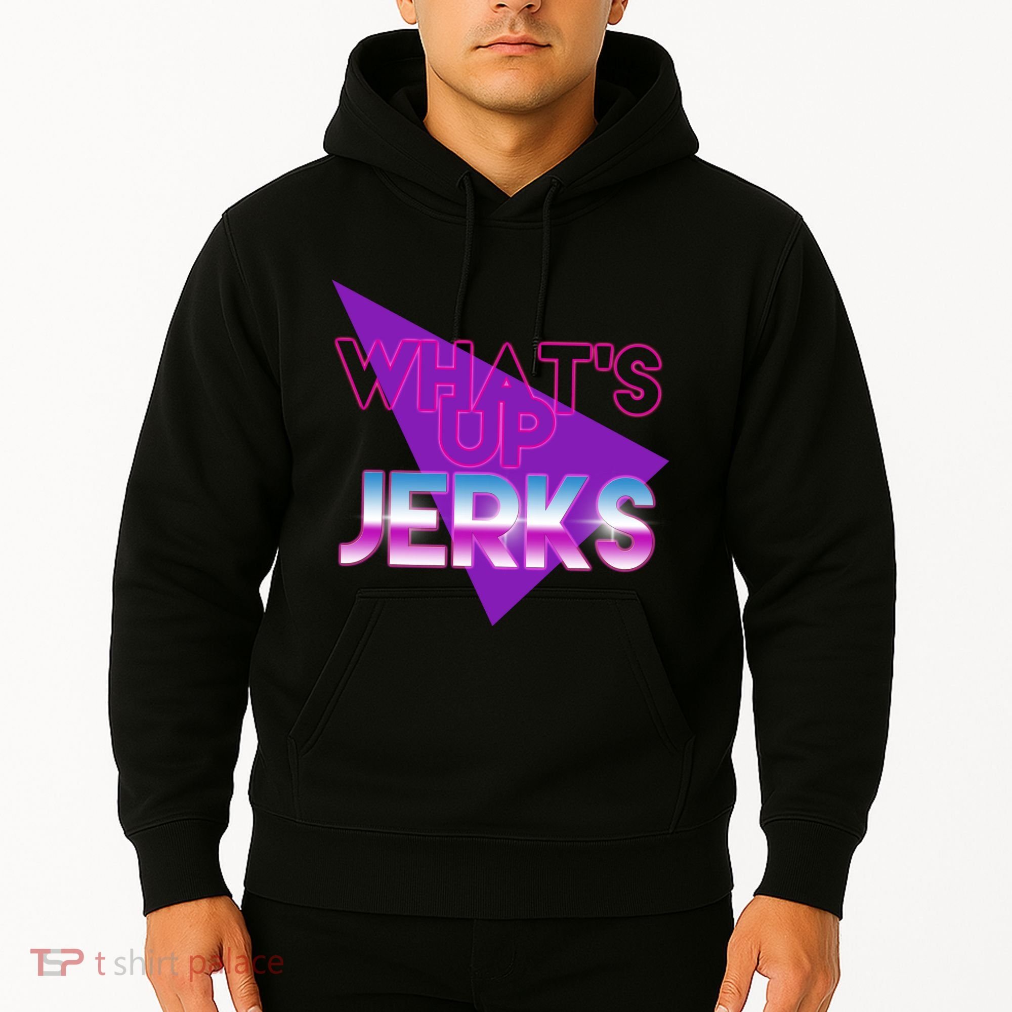 What's Up Jerks Retro Hoodie