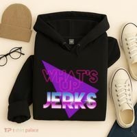 What's Up Jerks Retro Hoodie thumb 4