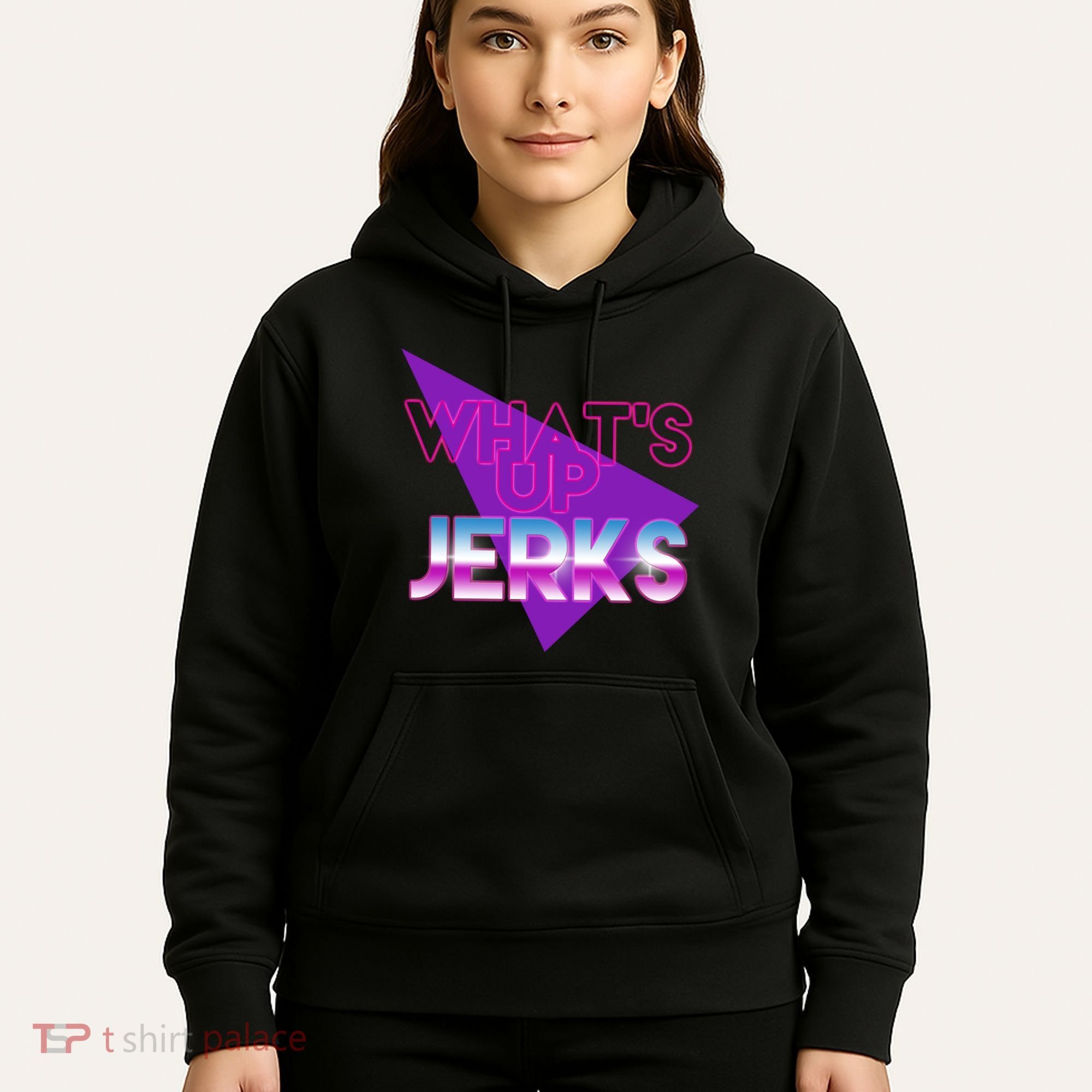 What's Up Jerks Retro Hoodie