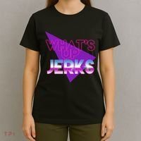 What's Up Jerks Retro T-Shirt thumb 4