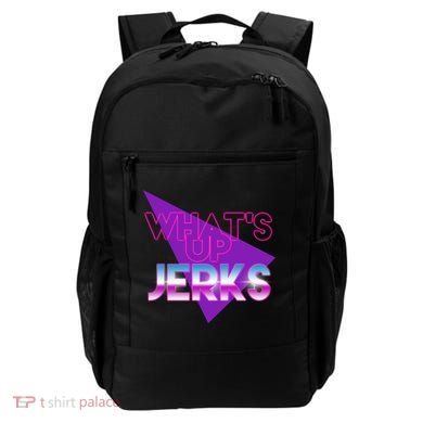 What's Up Jerks Retro Backpack