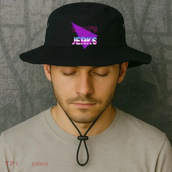 What's Up Jerks Retro Bucket Hat