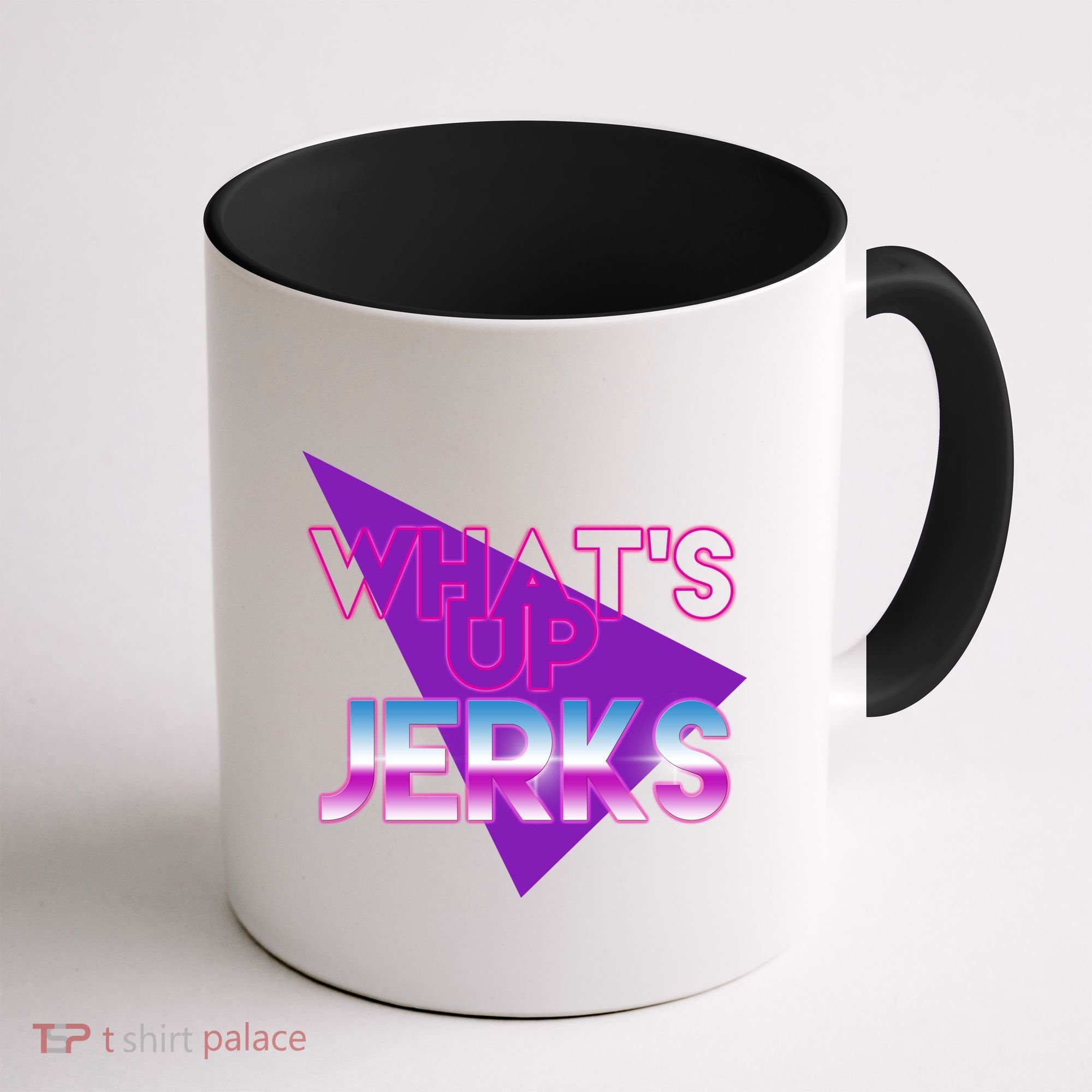 What's Up Jerks Retro Coffee Mug