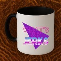What's Up Jerks Retro Coffee Mug thumb 2