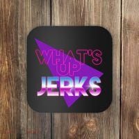 What's Up Jerks Retro Coaster thumb 0