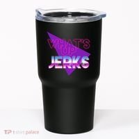 What's Up Jerks Retro Tumbler thumb 0