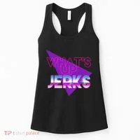 What's Up Jerks Retro Women's Tank Top thumb 0