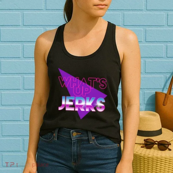 What's Up Jerks Retro Women's Tank Top