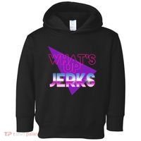 What's Up Jerks Retro Toddler Hoodie thumb 0