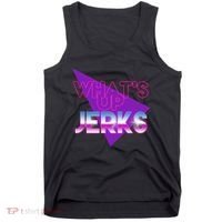 What's Up Jerks Retro Tank Top thumb 0