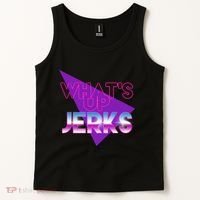 What's Up Jerks Retro Tank Top thumb 2