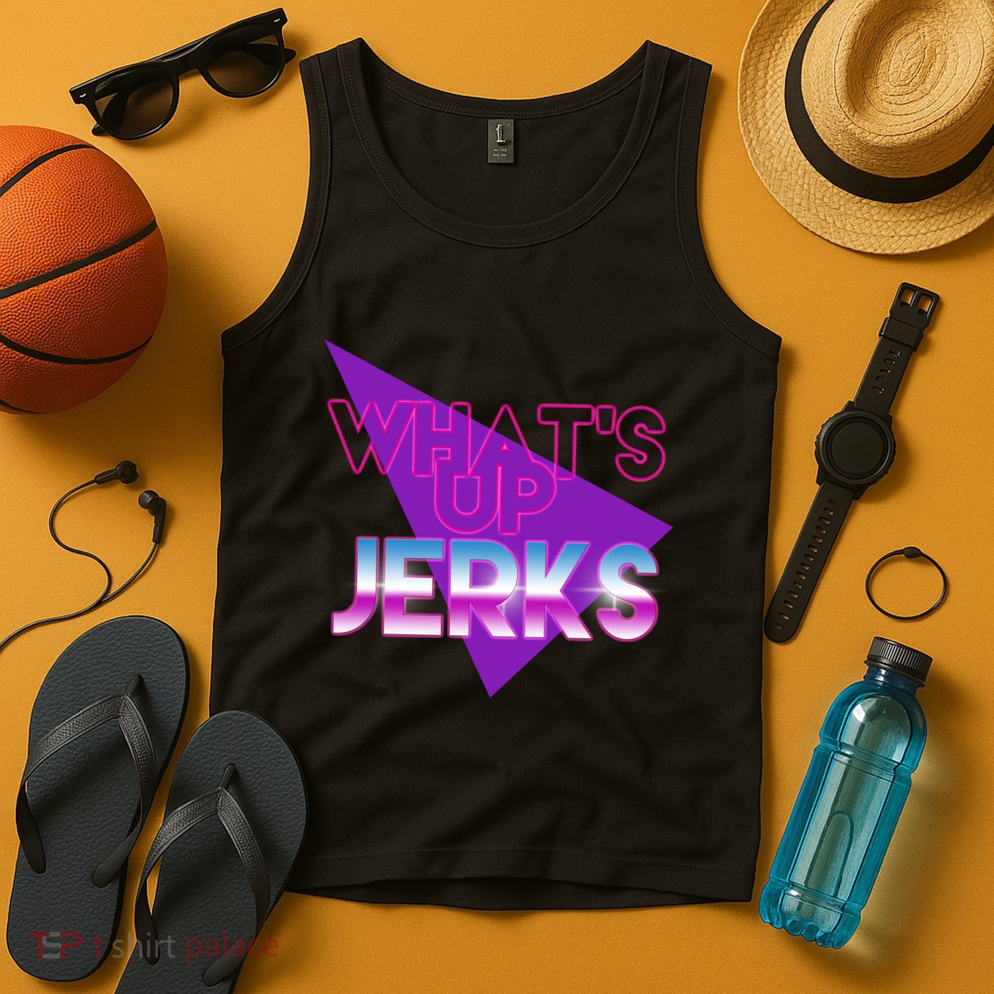 What's Up Jerks Retro Tank Top
