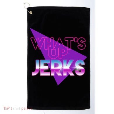 What's Up Jerks Retro Golf Towel