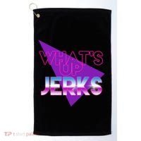 What's Up Jerks Retro Golf Towel thumb 0