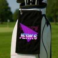 What's Up Jerks Retro Golf Towel thumb 2