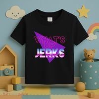 What's Up Jerks Retro Toddler T-Shirt thumb 3