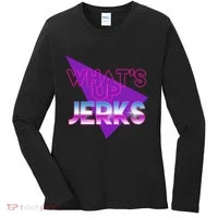 What's Up Jerks Retro Women's Long Sleeve Shirt thumb 0