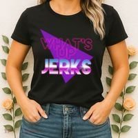 What's Up Jerks Retro Women's T-Shirt thumb 2