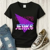 What's Up Jerks Retro Women's T-Shirt thumb 3