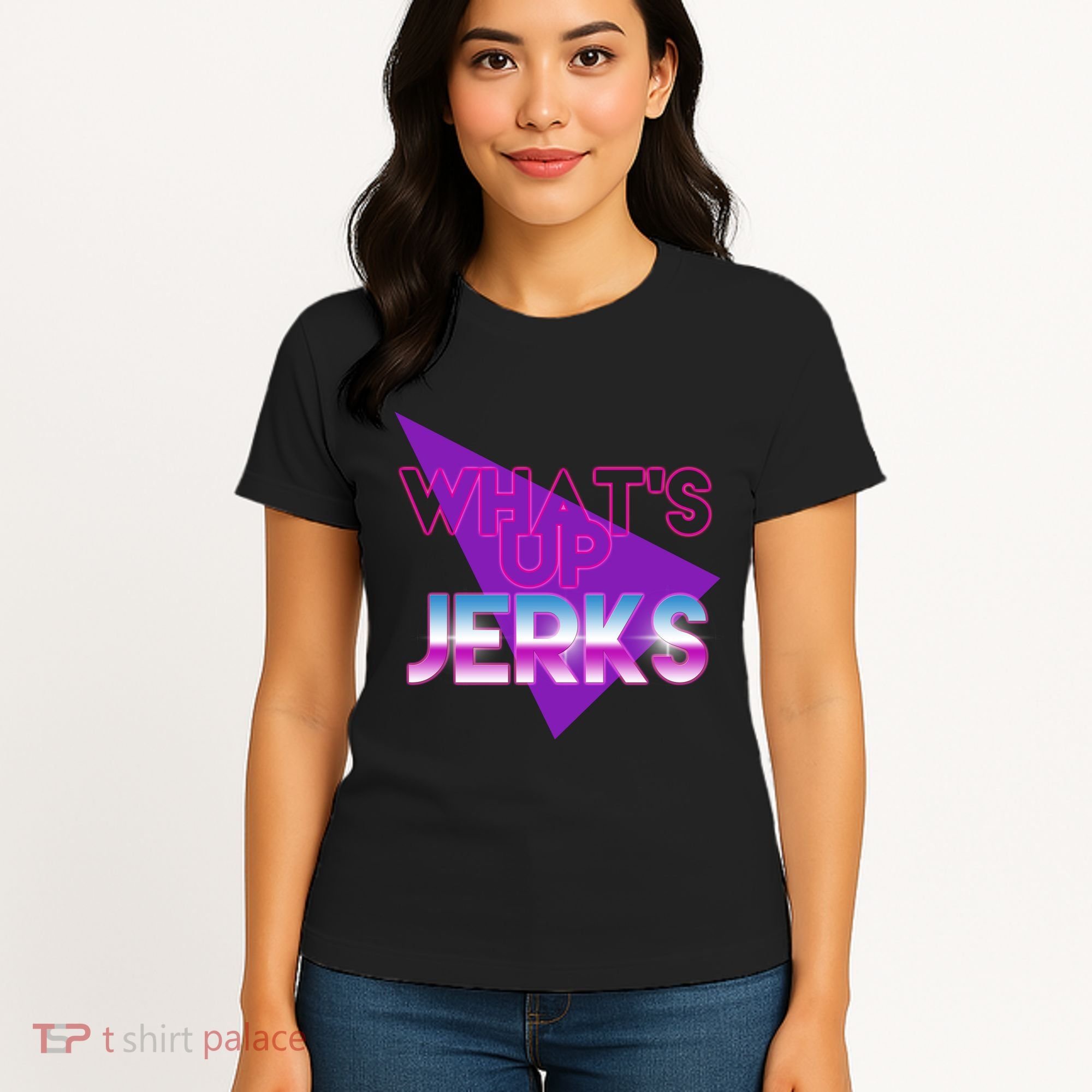 What's Up Jerks Retro Women's T-Shirt