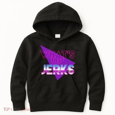 What's Up Jerks Retro Kids Hoodie