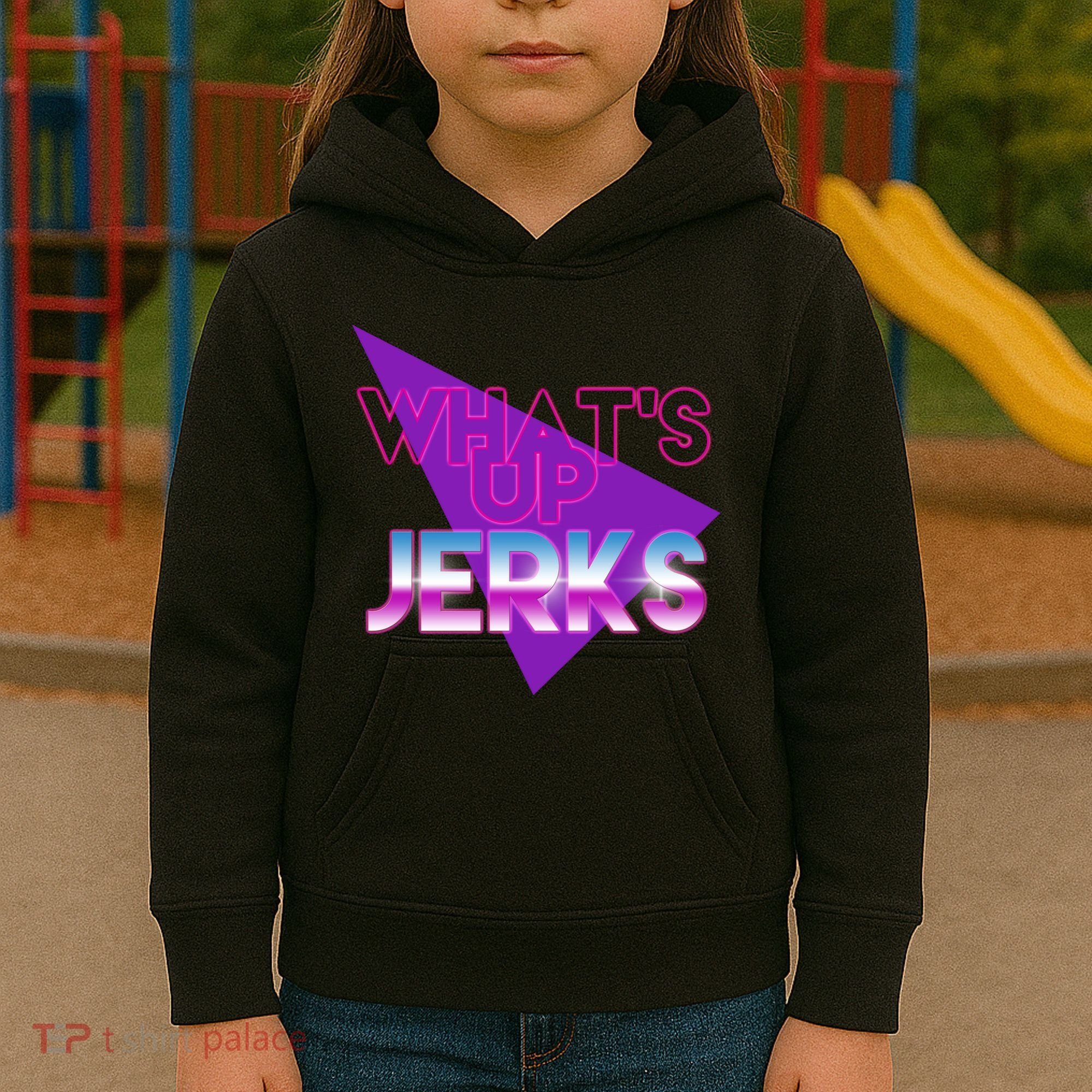What's Up Jerks Retro Kids Hoodie