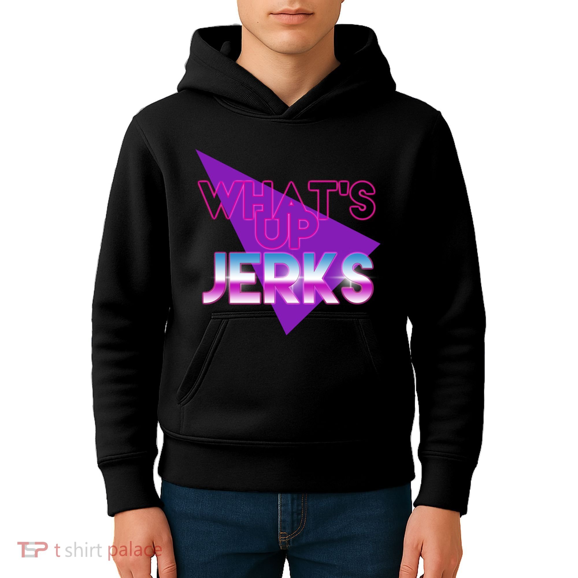 What's Up Jerks Retro Kids Hoodie