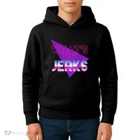 What's Up Jerks Retro Kids Hoodie thumb 4